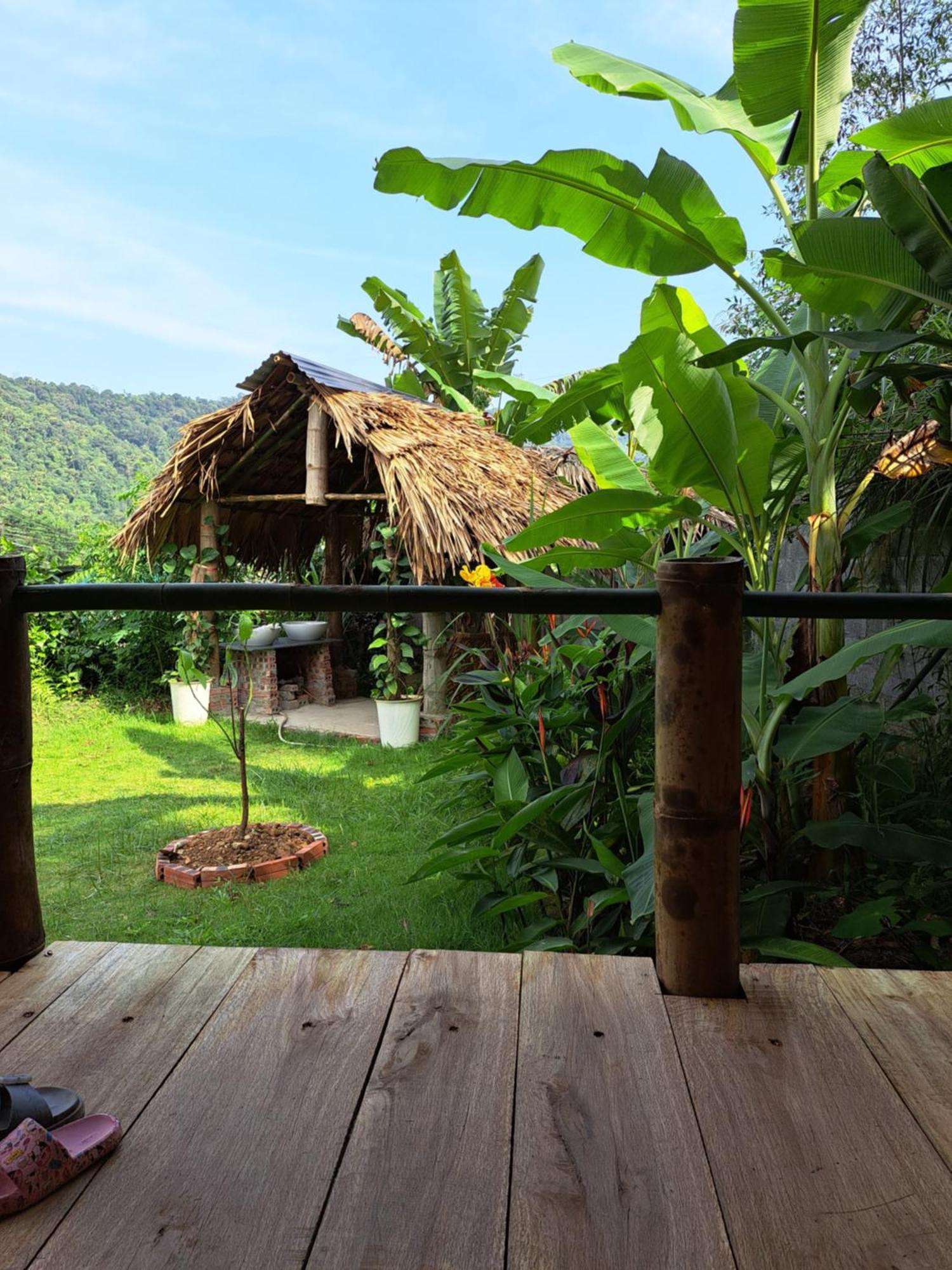 Homestay Field - Bungalow, Ha Giang Loop Tour, Motorbikes Rental ภายนอก รูปภาพ