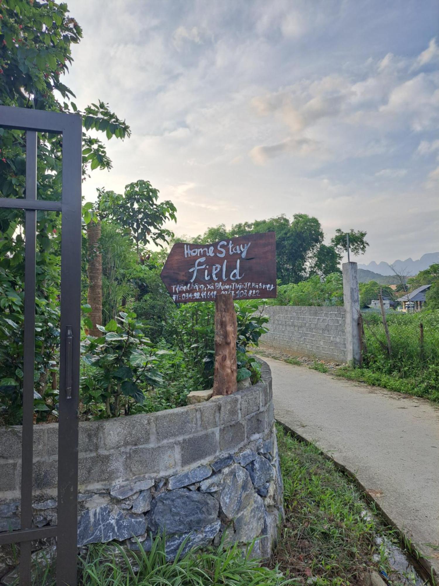 Homestay Field - Bungalow, Ha Giang Loop Tour, Motorbikes Rental ภายนอก รูปภาพ